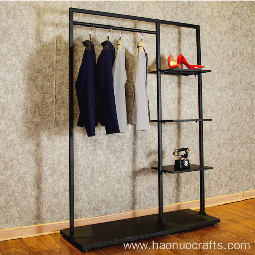 bedroom European mobile economy simple clothes rack